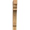 Ekena Millwork Olympic Block Rough Sawn Bracket, Western Red Cedar, 4"W x 24"D x 32"H BKT04X24X32OLY05RWR - alternate 3